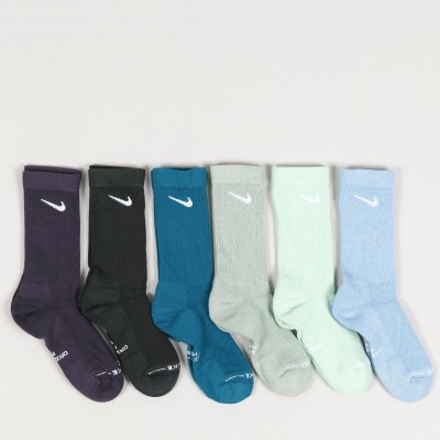 Nike Everyday Elevated 6Pack Socks Green Multi
